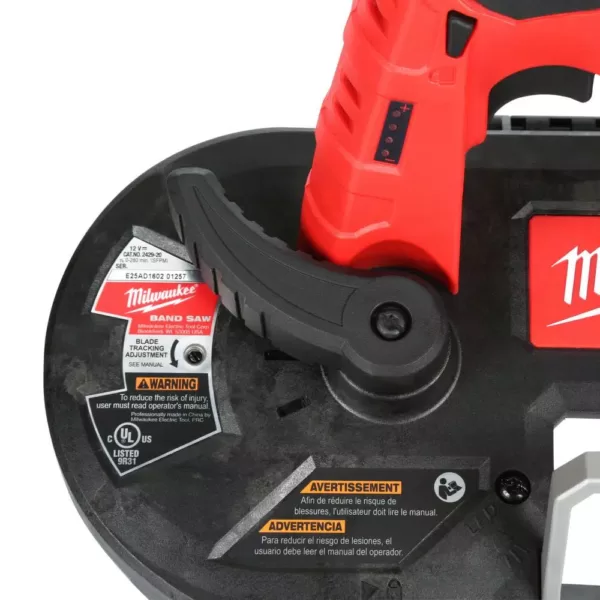 Milwaukee M12 12-Volt Lithium-Ion Cordless Sub-Compact Band Saw (Tool-Only)