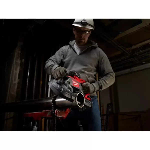 Milwaukee M18 FUEL 18-Volt Lithium-Ion Brushless Cordless Deep Cut Band Saw and Reciprocating Saw with Two 6.0 Ah Batteries