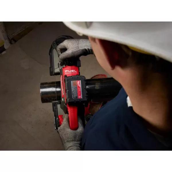 Milwaukee M18 FUEL 18-Volt Lithium-Ion Brushless Cordless Deep Cut Band Saw with  M18 FUEL 4-1/2 in./5 in. Grinder