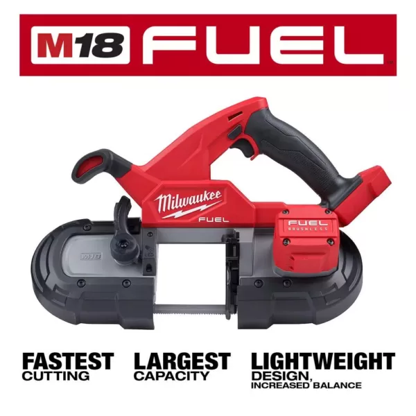 Milwaukee M18 FUEL 18-Volt Lithium-Ion Brushless Cordless Compact Bandsaw (Tool-Only)