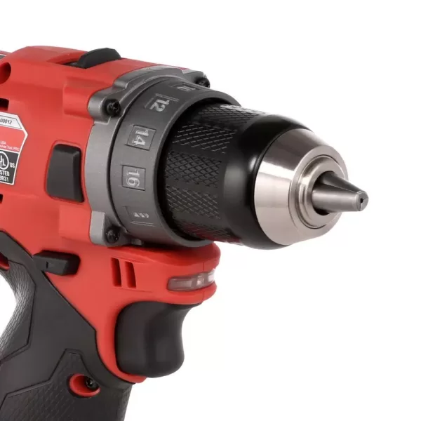 Milwaukee M12 FUEL 12-Volt Lithium-Ion Brushless Cordless 1/2 in. Drill Driver (Tool-Only)