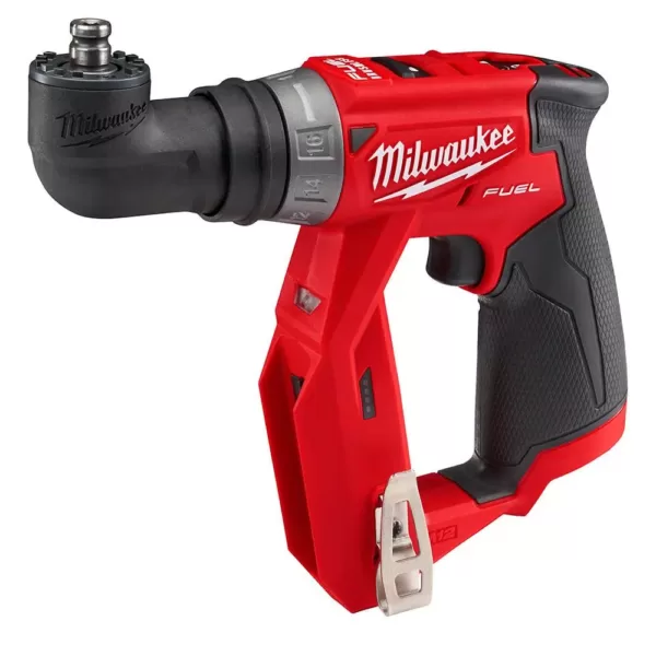 Milwaukee M12 FUEL 12-Volt Lithium-Ion Brushless Cordless 4-in-1 Installation 3/8 in. Drill Driver with 4 Tool Head (Tool-Only)