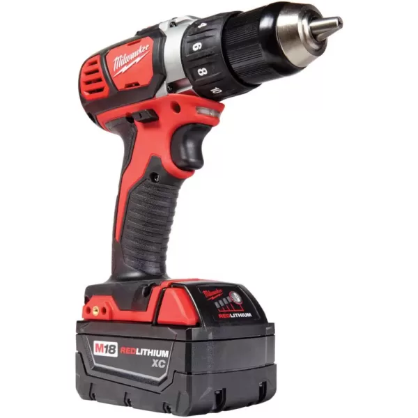 Milwaukee M18 18-Volt Lithium-Ion Cordless 1/2 in. Drill Driver Kit W/ (1) 3.0Ah Battery, Charger & Bag