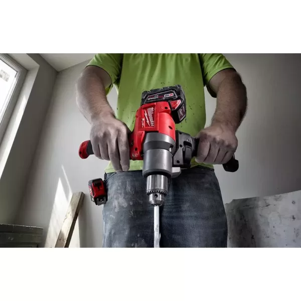 Milwaukee M18 FUEL 18-Volt Lithium-Ion Brushless Cordless 1/2 in. Mud Mixer (Tool-Only)