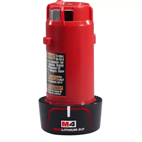 Milwaukee M4 4-Volt Lithium-Ion 2.0Ah Battery