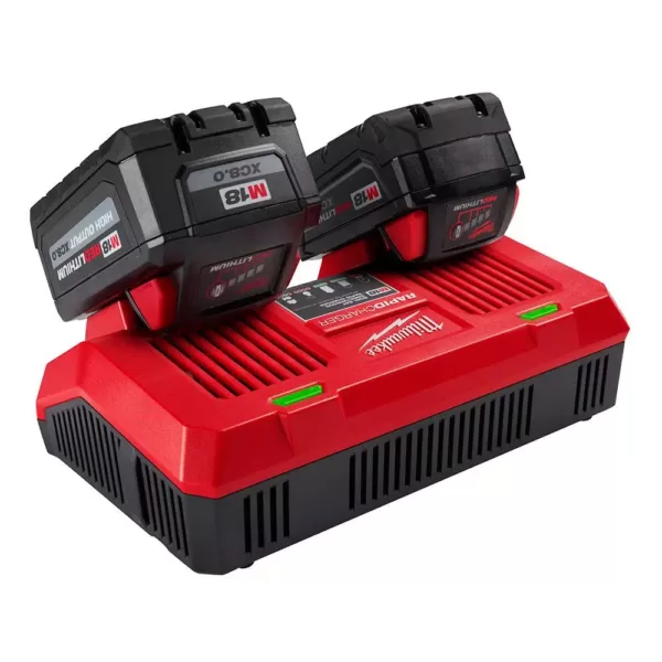 Milwaukee M18 18-Volt Lithium-Ion Dual Bay Rapid Battery Charger