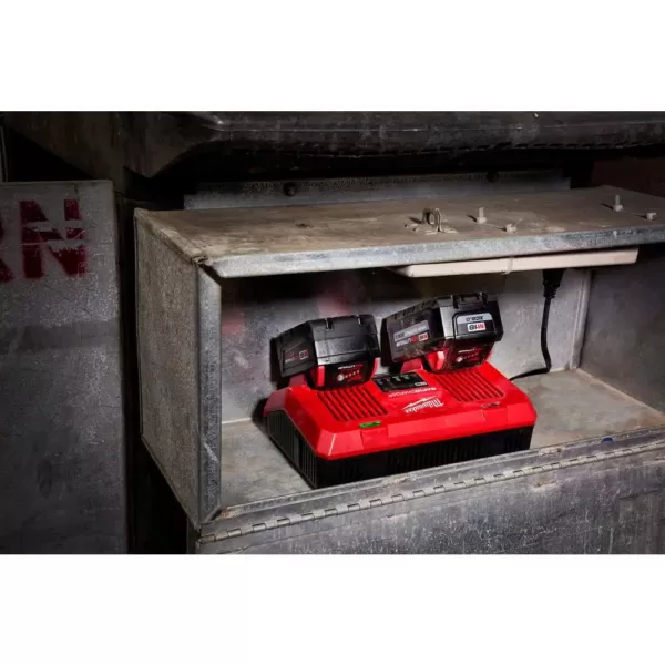 Milwaukee M18 18-Volt Lithium-Ion Dual Bay Rapid Battery Charger