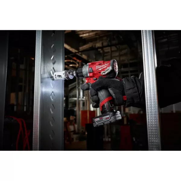 Milwaukee M12 FUEL 12-Volt Lithium-Ion Brushless Cordless Combo Kit (5-Tool) with 2 Batteries and Bag