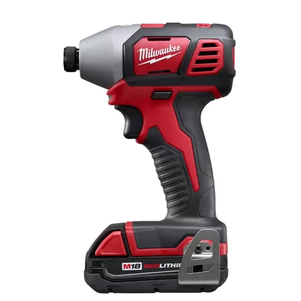 Milwaukee M18 18-Volt Lithium-Ion Cordless Drill Driver/Impact Driver Combo Kit (2-Tool) w/(2) 1.5Ah Batteries, Charger, Tool Bag