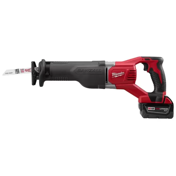 Milwaukee M18 18-Volt Lithium-Ion Cordless Combo Tool Kit (6-Tool) w/ Wet/Dry Vacuum and 3/8 in. Impact Wrench