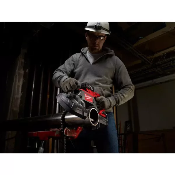 Milwaukee M18 FUEL 18-Volt Lithium-Ion Brushless Cordless 1-1/8 in. SDS-Plus Rotary Hammer and Bandsaw (2-Tool)