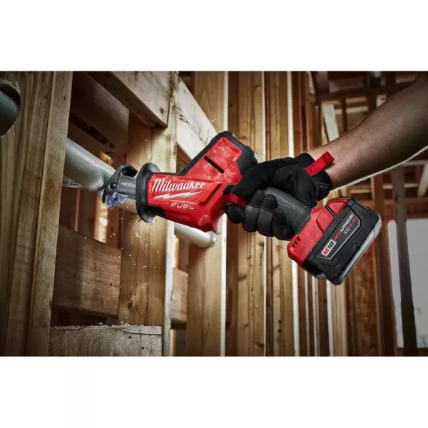 Milwaukee M18 FUEL 18-Volt Lithium-Ion Brushless Cordless 6-1/2 in. Circular Saw and Jig Saw with (2) 6.0Ah Batteries