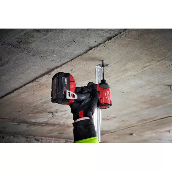 Milwaukee M18 FUEL 18-Volt Lithium-Ion Brushless Cordless Hammer Drill Driver/SDS Rotary Hammer/ Impact Driver with 4-Batteries