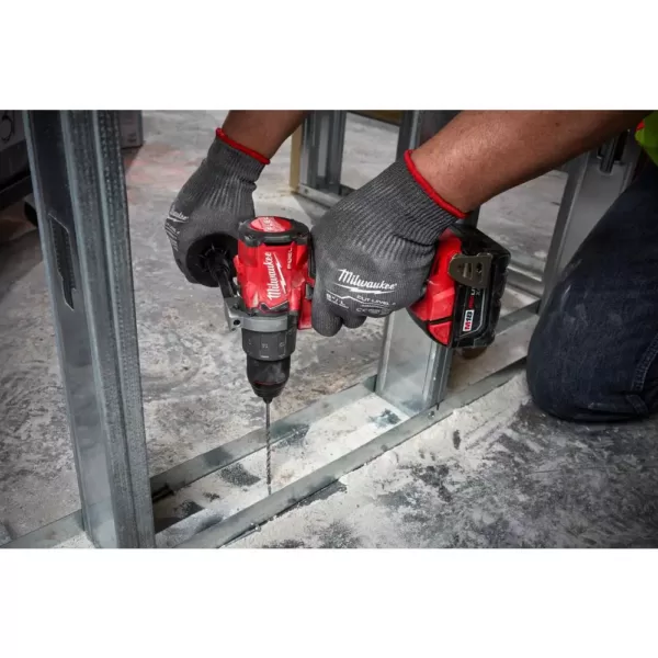 Milwaukee M18 FUEL 18-Volt Lithium-Ion Brushless Cordless Combo Kit (5-Tool) with  M18 FUEL 1/2 in. Impact Wrench