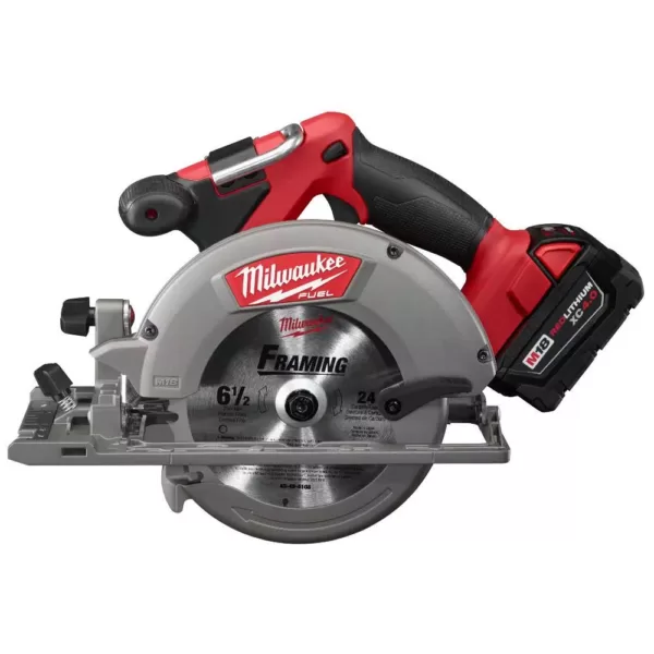 Milwaukee M18 FUEL 18-Volt Lithium-Ion Brushless Cordless Combo Kit (5-Tool) with  M18 FUEL Grinder with Paddle Switch