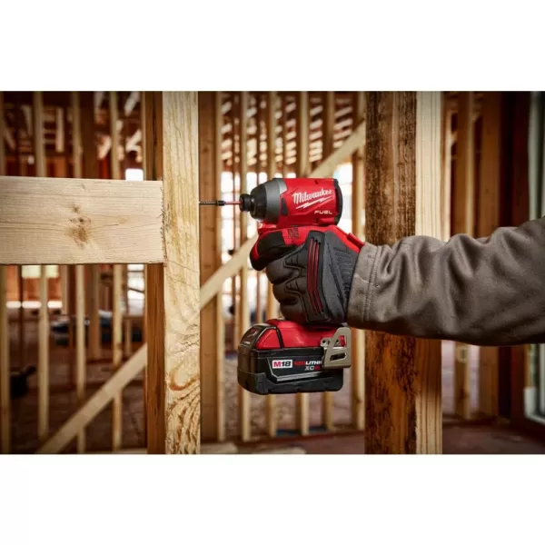 Milwaukee M18 FUEL 18-Volt Lithium-Ion Brushless Cordless Combo Kit (5-Tool) with  M18 FUEL Grinder with Paddle Switch