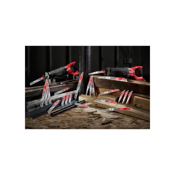 Milwaukee 6 in. 14 Teeth per in. Medium Metal Cutting SAWZALL Reciprocating Saw Blades (5 Pack)