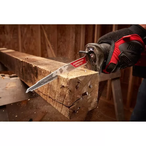 Milwaukee 12 in. 5 TPI AX Carbide Teeth Demo Nail Embedded Wood Cutting SAWZALL Reciprocating Saw Blade (1-Pack)