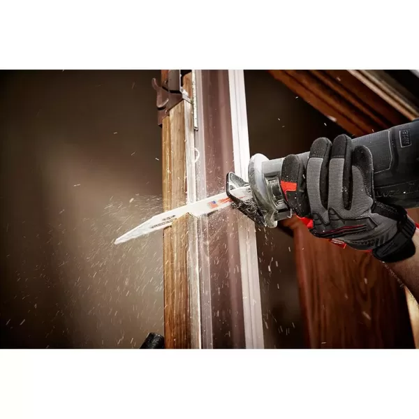 Milwaukee 9 in. 7/11 Teeth per in. WRECKER Demolition Mutli-Material Cutting SAWZALL Reciprocating Saw Blades (5 Pack)