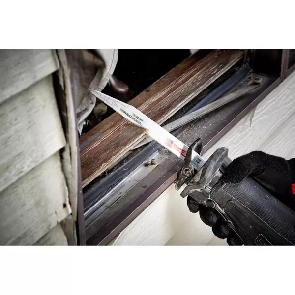 Milwaukee 9 in. 7/11 Teeth per in. WRECKER Demolition Mutli-Material Cutting SAWZALL Reciprocating Saw Blades (5 Pack)