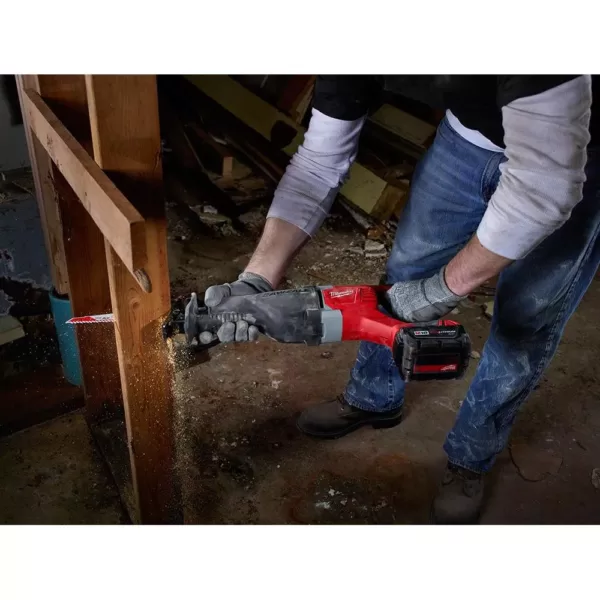 Milwaukee M18 18-Volt Lithium-Ion Cordless SAWZALL Reciprocating Saw W/(1) 3.0Ah Batteries, Charger, Hard Case