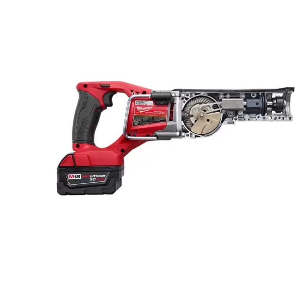 Milwaukee M18 FUEL 18-Volt Lithium-Ion Brushless Cordless SAWZALL Reciprocating Saw Kit W/(2) 5.0Ah Batteries, Charger & Hard Case