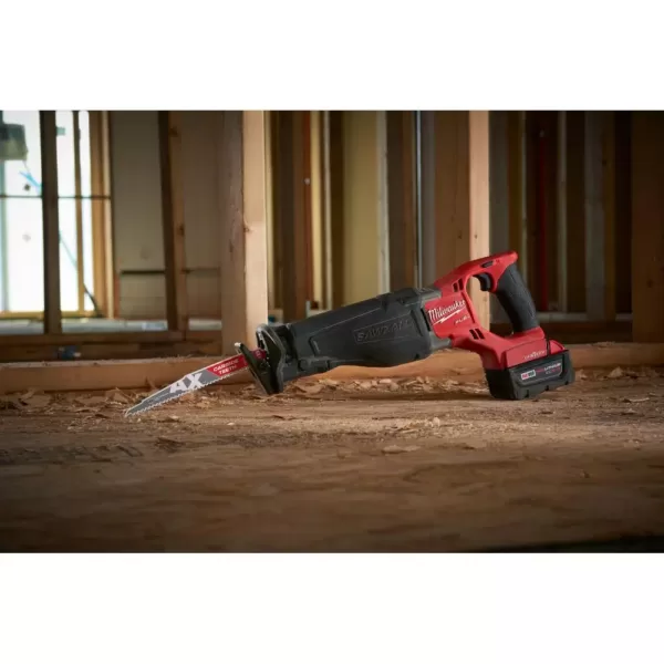 Milwaukee M18 FUEL ONE-KEY 18-Volt Lithium-Ion Brushless Cordless SAWZALL Reciprocating Saw Kit with Two 5.0 Ah Batteries, Case