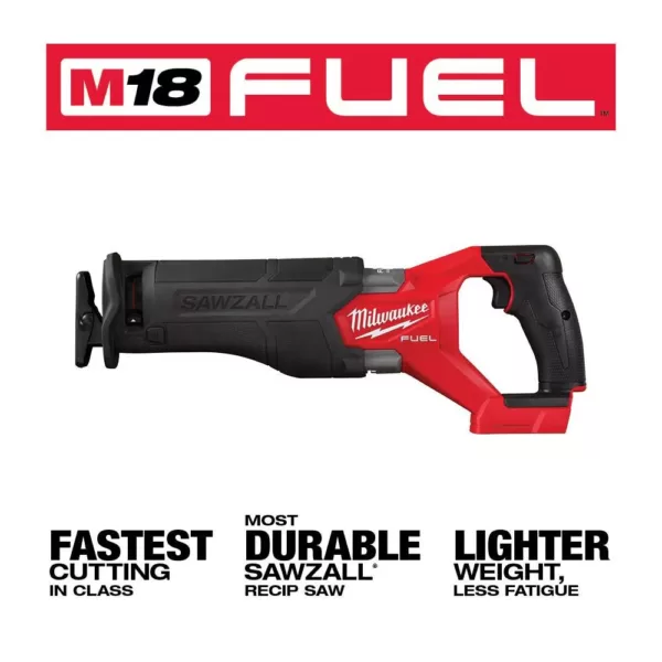 Milwaukee M18 FUEL GEN-2 18-Volt Lithium-Ion Brushless Cordless SAWZALL Reciprocating Saw (Tool-Only)