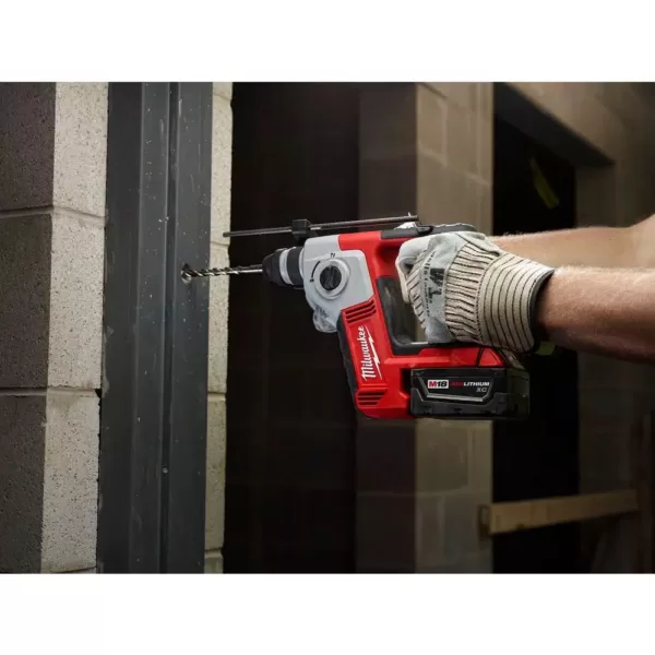 Milwaukee M18 18-Volt Lithium-Ion Cordless 5/8 in. SDS-Plus Rotary Hammer Kit W/(1) 3.0Ah Battery, Charger, Hard Case