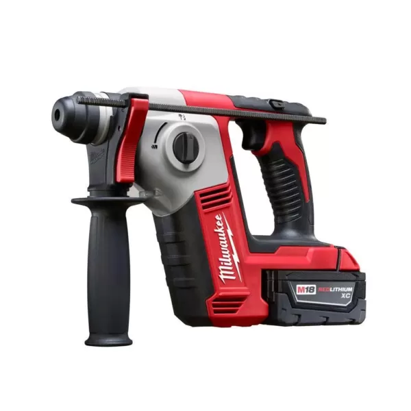 Milwaukee M18 18-Volt Lithium-Ion Cordless 5/8 in. SDS-Plus Rotary Hammer Kit W/(1) 3.0Ah Battery, Charger, Hard Case