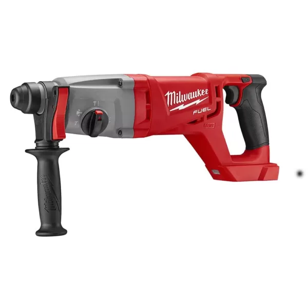 Milwaukee M18 FUEL 18-Volt Lithium-Ion Brushless Cordless 1 in. SDS-Plus D-Handle Rotary Hammer Kit W/(2) 9.0Ah Batteries