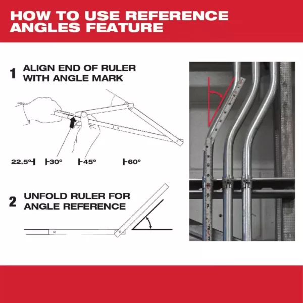 Milwaukee 78 in. Composite Folding Ruler