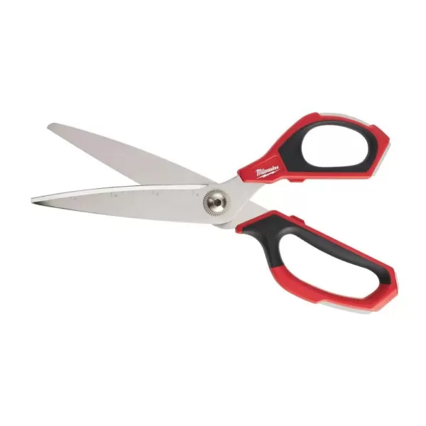 Milwaukee Jobsite Straight Scissors W/ 25 ft. Compact Tape Measure