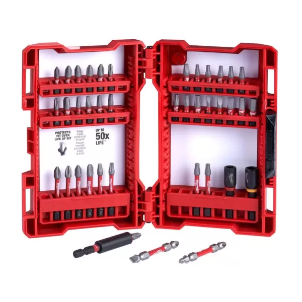 Milwaukee Shockwave Impact Duty Driver Bit Set (40-Piece)