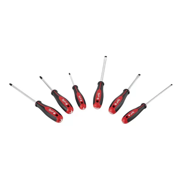 Milwaukee Screwdriver Set (6-Piece) W/ 25 ft. Compact Auto Lock Tape Measure