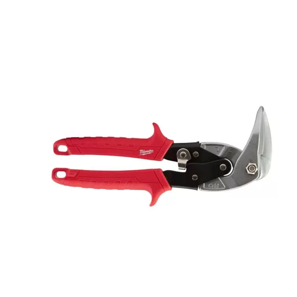 Milwaukee 10 in. Left-Cut and Right Cut and Straight Cut Angle Aviation Snips (3-Piece)