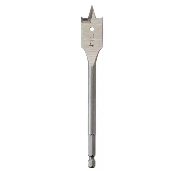 Milwaukee 3/4 in. x 6 in. High Speed Steel Flat Wood Boring Bit