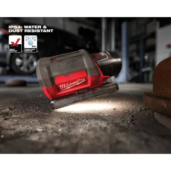 Milwaukee M12 ROVER 12-Volt Lithium-Ion Service and Repair 700 Lumens Flood Light with USB Charging