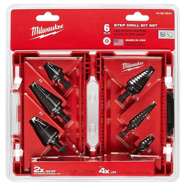 Milwaukee Black Oxide Step Drill Bit Set with Cobalt Drill Bit Set (21-Piece)