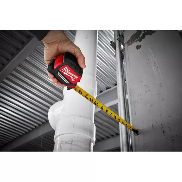 Milwaukee 16 ft. x 1 in. Compact Magnetic Tape Measure with 15 ft. Reach