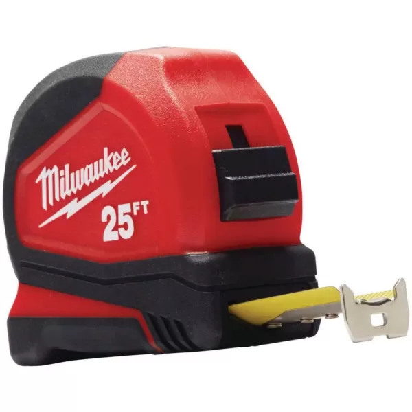 Milwaukee 25 ft. Compact Tape Measure W/ Jobsite Straight Scissors