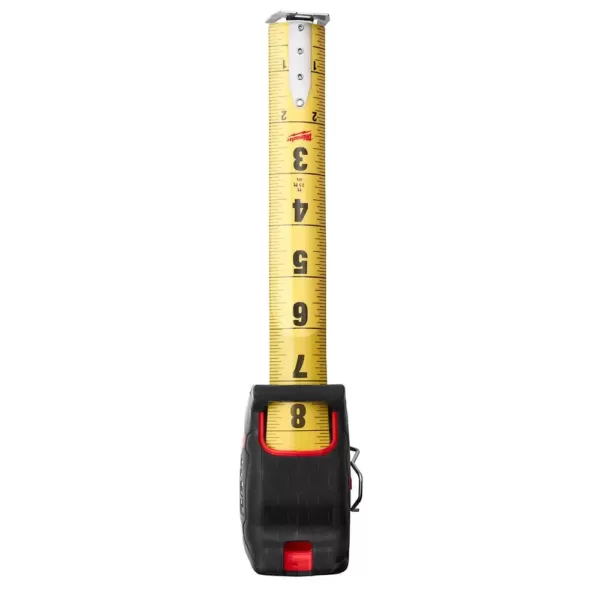 Milwaukee 25 ft. x 1.3 in. Gen II STUD Tape Measure with 17 ft. Reach