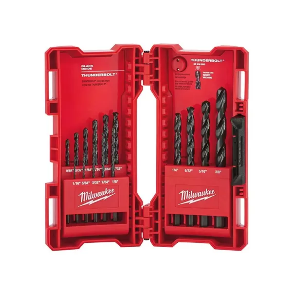 Milwaukee Black Oxide Drill Bit Set(15-Piece)