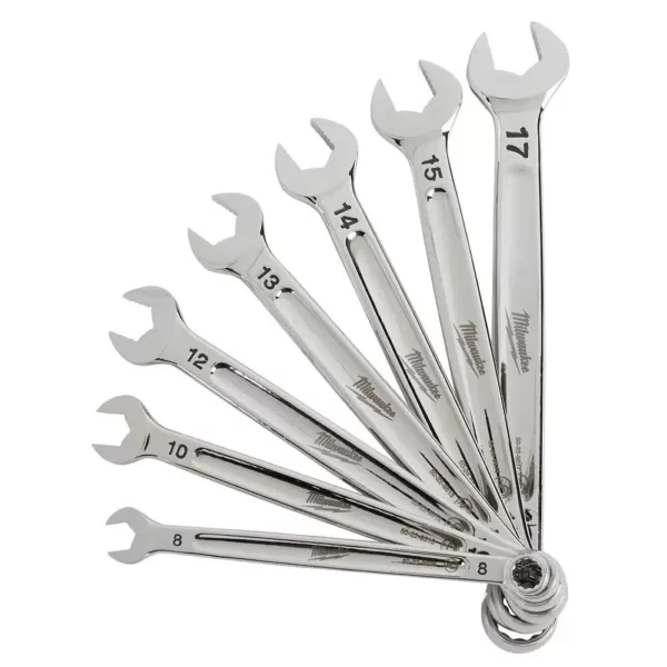 Milwaukee Combination Metric Wrench Mechanics Tool Set (7-Piece)