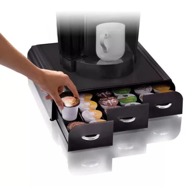 Mind Reader Anchor 36-Capacity Black K-Cup Storage Drawer