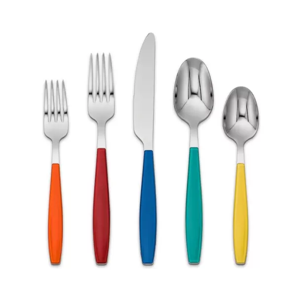 Fiesta 20-Piece Jamboree Multicolor Flatware Set, Service for 4