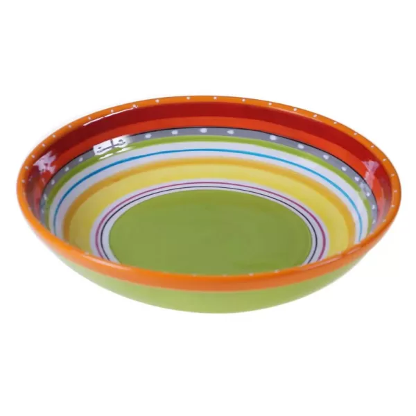 Certified International Mariachi Multi-Colored Large Serving Bowl