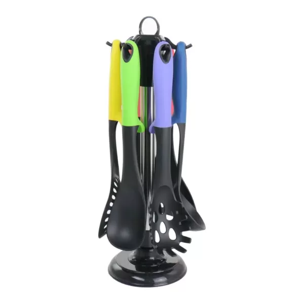 MegaChef Assorted Color Nylon Cooking Utensils (Set of 7)