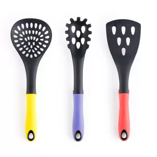 MegaChef Assorted Color Nylon Cooking Utensils (Set of 7)