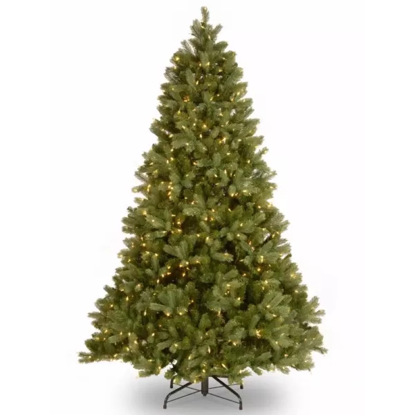 National Tree Company 7.5 ft. Pre-Lit Green Douglas Fir Down Swept Artificial Christmas Tree with Clear Lights